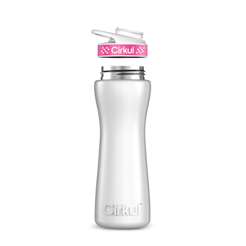 22oz. Stainless Steel Bottle & Comfort Grip Lid W153