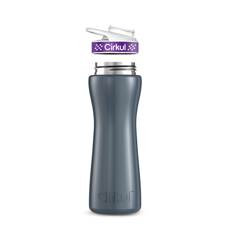 22oz. Stainless Steel Bottle & Comfort Grip Lid W153