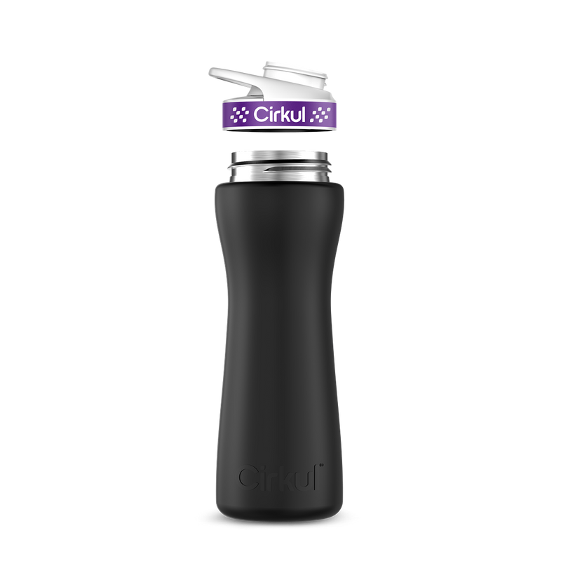 22oz. Stainless Steel Bottle & Comfort Grip Lid W153