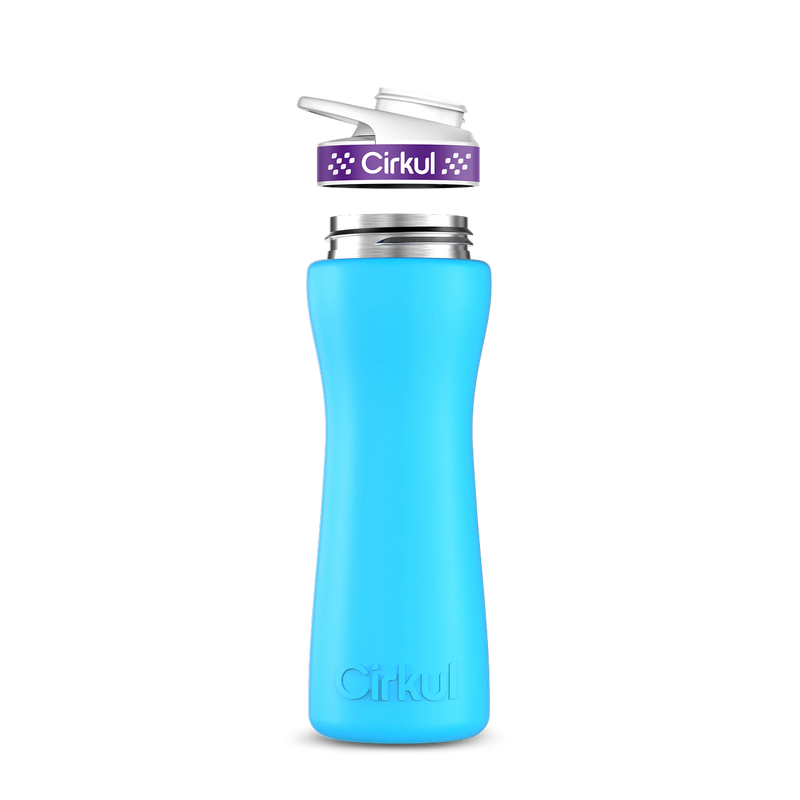 22oz. Stainless Steel Bottle & Comfort Grip Lid W153