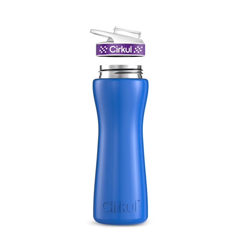 22oz. Stainless Steel Bottle & Comfort Grip Lid W153