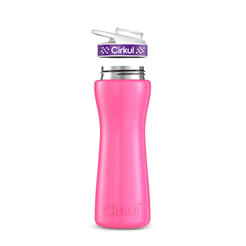 22oz. Stainless Steel Bottle & Comfort Grip Lid W153