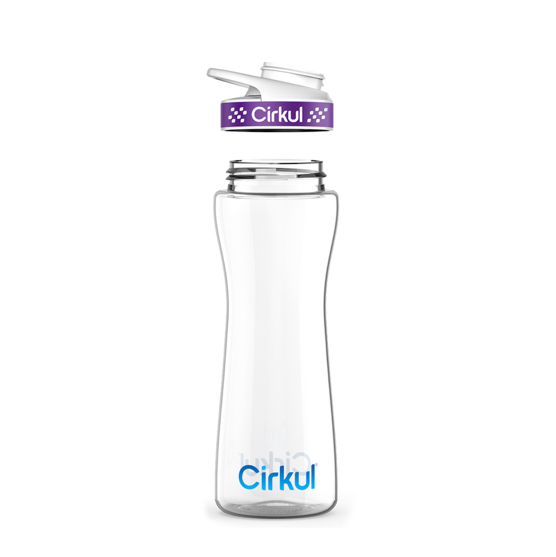 22oz. Plastic Bottle & Comfort Grip Lid GU2Y