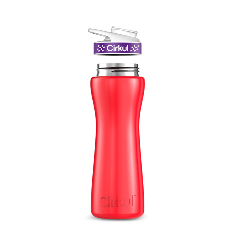 22oz. Stainless Steel Bottle & Comfort Grip Lid W153