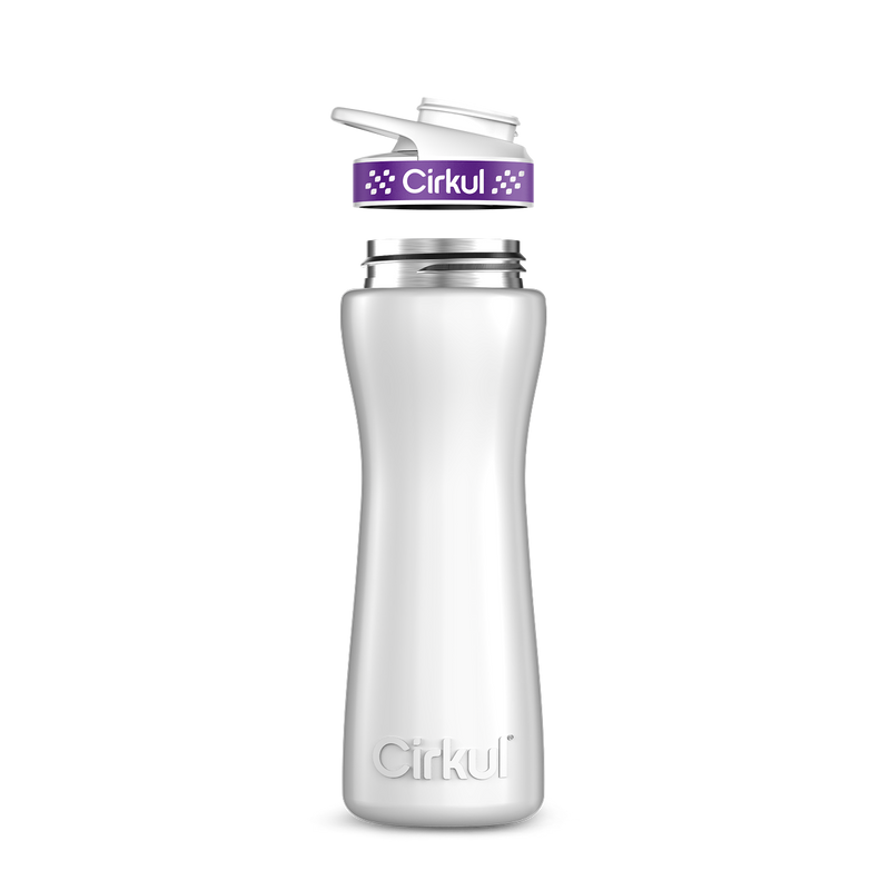 22oz. Stainless Steel Bottle & Comfort Grip Lid W153