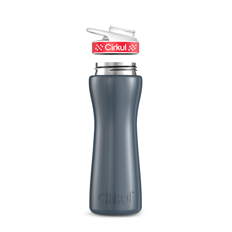 22oz. Stainless Steel Bottle & Comfort Grip Lid W153