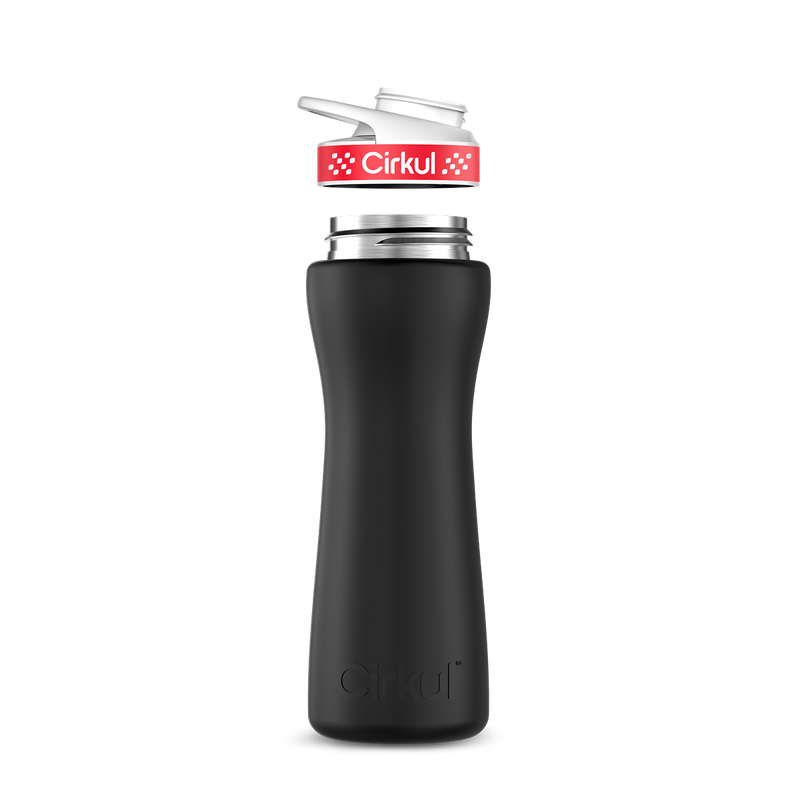 22oz. Stainless Steel Bottle & Comfort Grip Lid W153