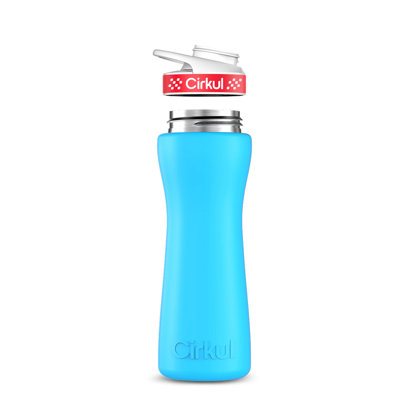 22oz. Stainless Steel Bottle & Comfort Grip Lid W153