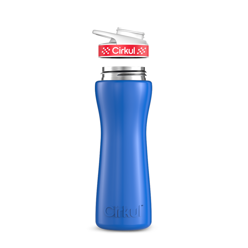 22oz. Stainless Steel Bottle & Comfort Grip Lid W153