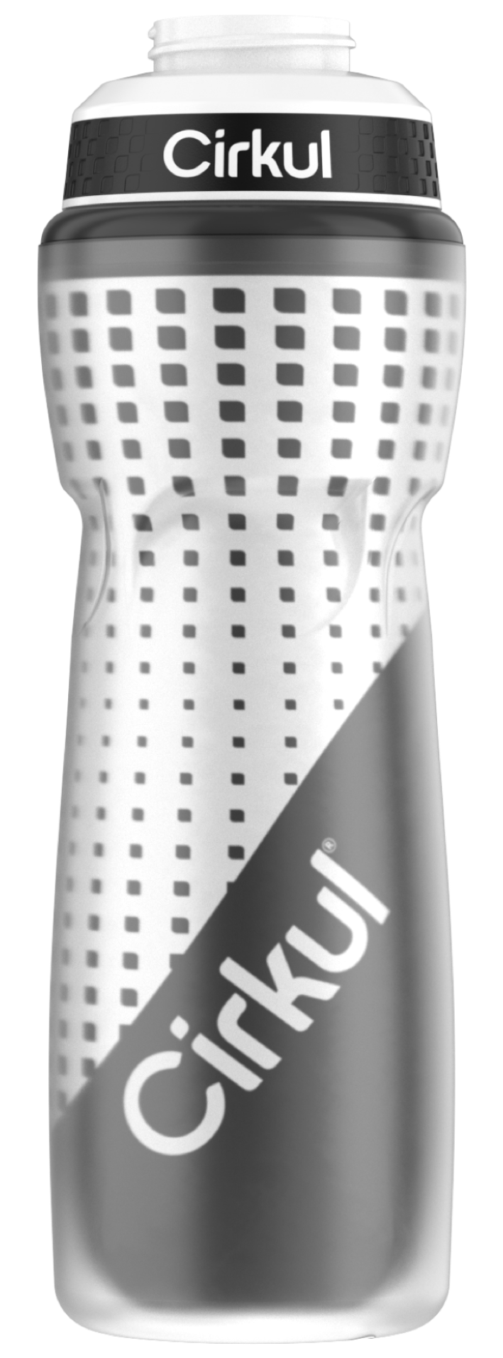 22oz. Insulated Squeeze Plastic Bottle & Sport Lid CLG5