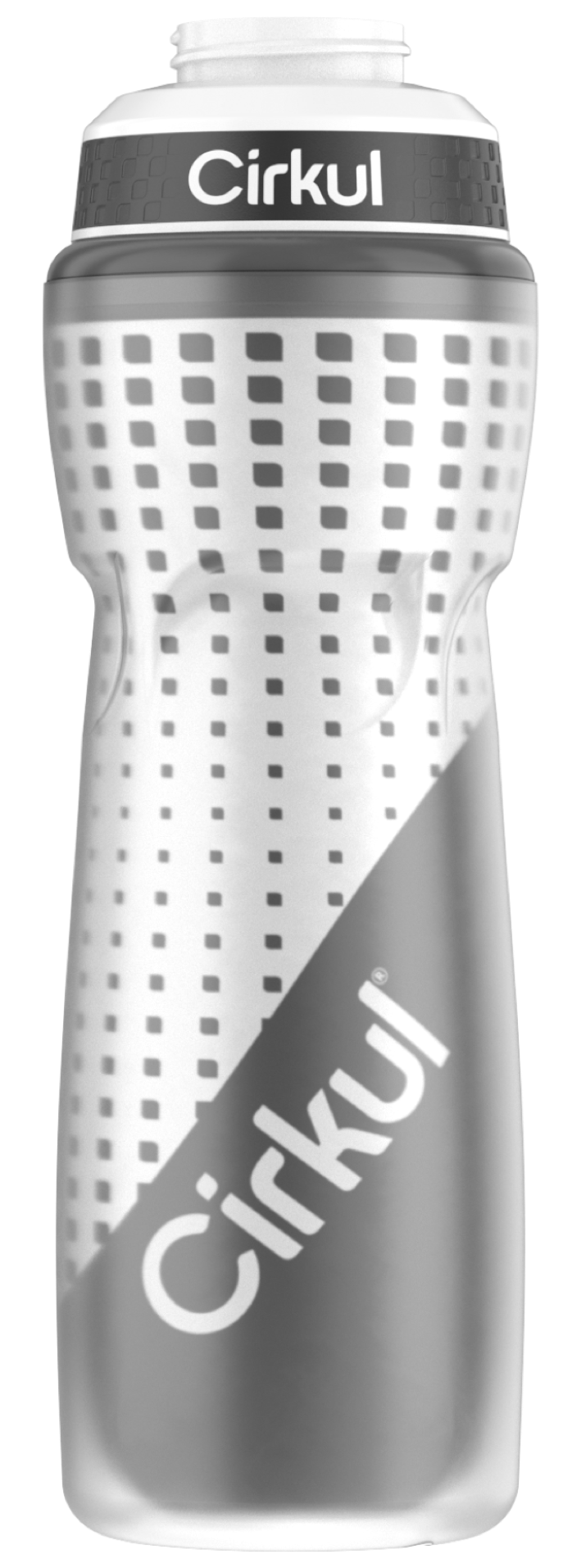 22oz. Insulated Squeeze Plastic Bottle & Sport Lid CLG5