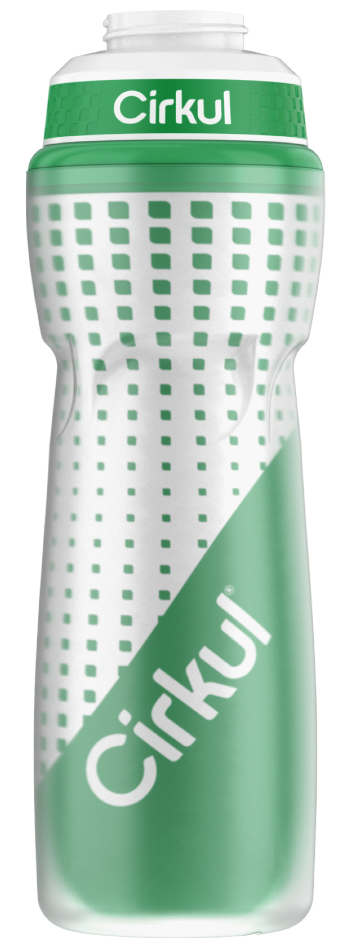 22oz. Insulated Squeeze Plastic Bottle & Sport Lid CLG5