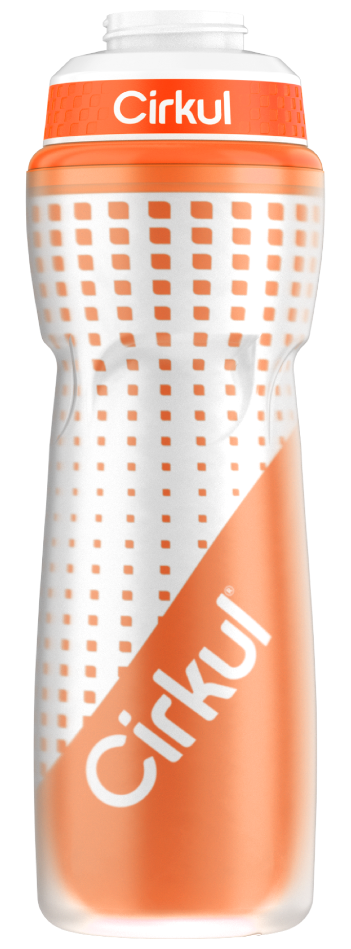 22oz. Insulated Squeeze Plastic Bottle & Sport Lid CLG5