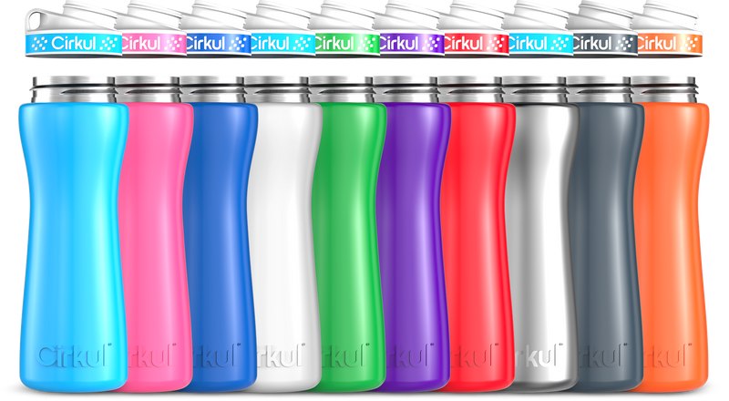 Custom 22oz. Stainless Steel Bottle & Comfort Grip Lid QYXQ