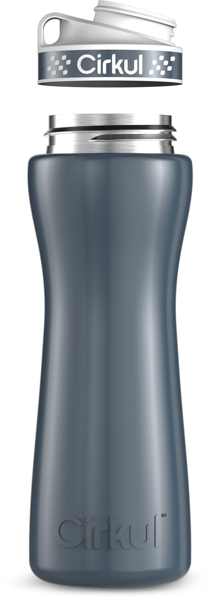 Custom 22oz. Stainless Steel Bottle & Comfort Grip Lid QYXQ