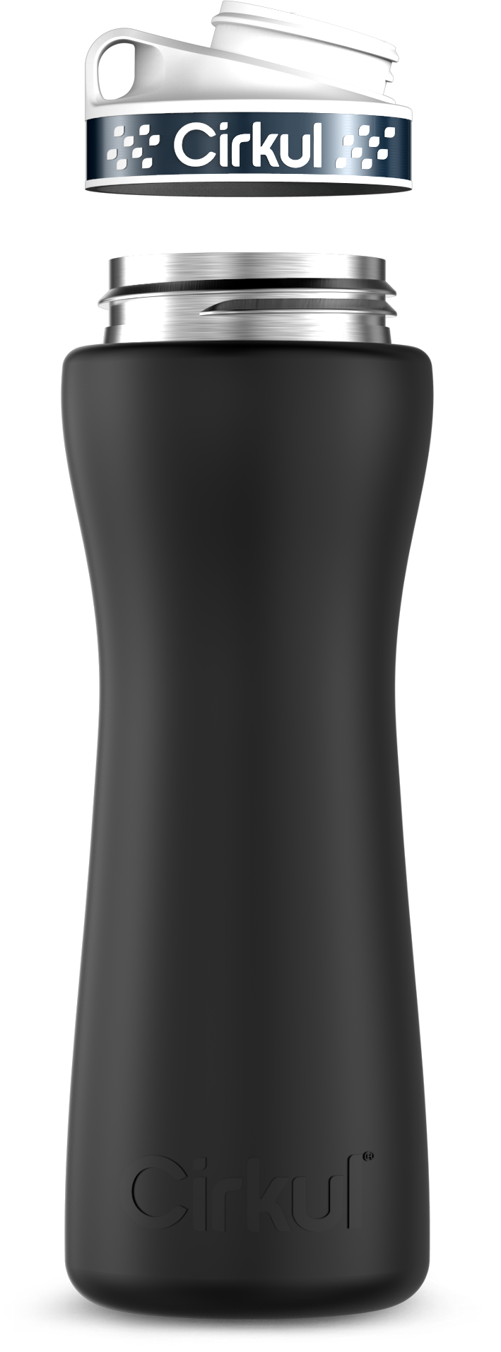 Custom 22oz. Stainless Steel Bottle & Comfort Grip Lid QYXQ