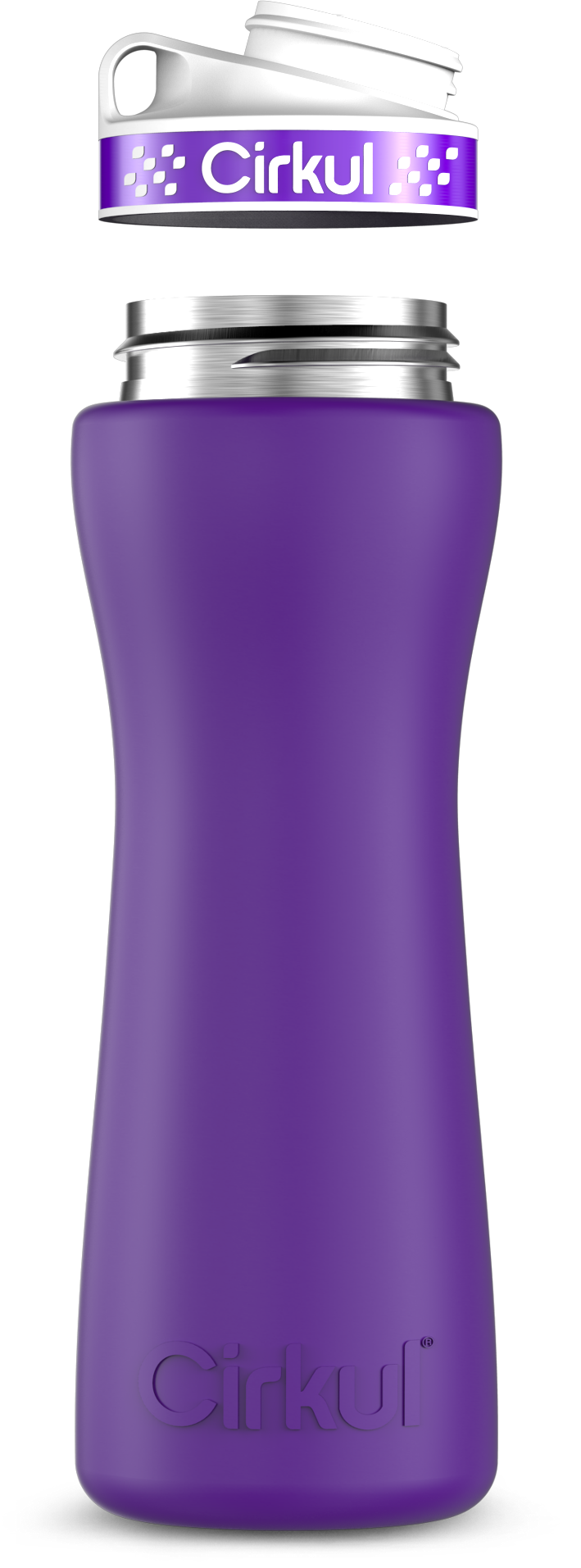 Custom 22oz. Stainless Steel Bottle & Comfort Grip Lid QYXQ