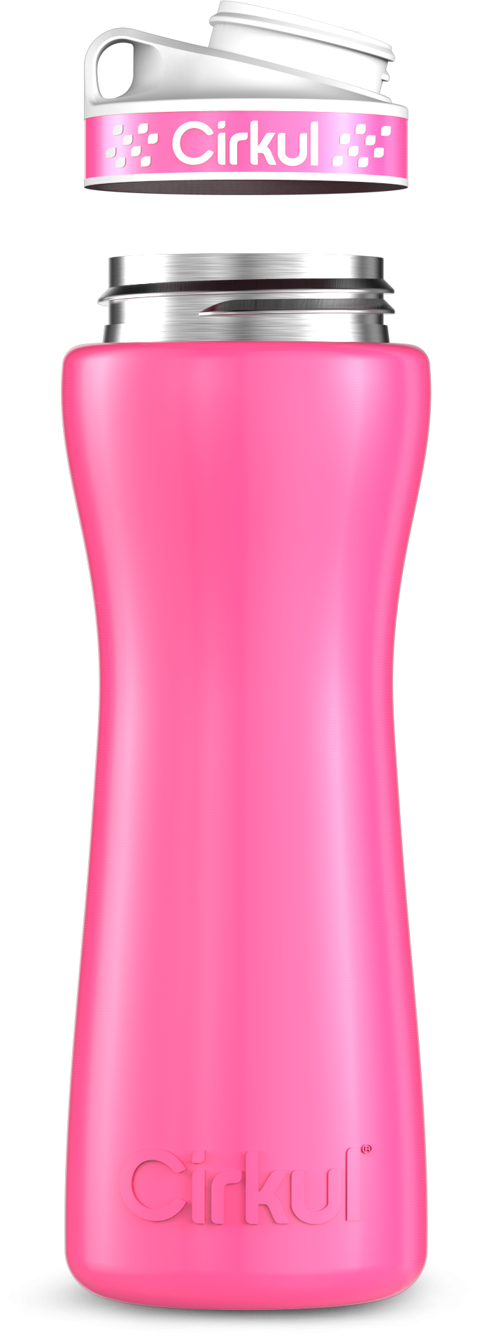 Custom 22oz. Stainless Steel Bottle & Comfort Grip Lid QYXQ