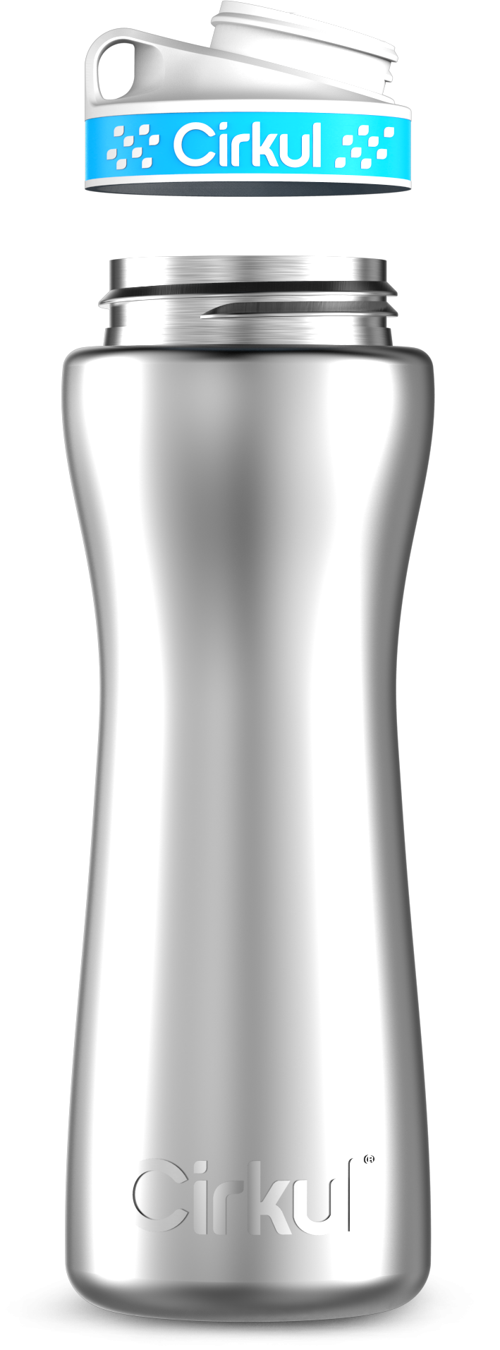 Custom 22oz. Stainless Steel Bottle & Comfort Grip Lid QYXQ