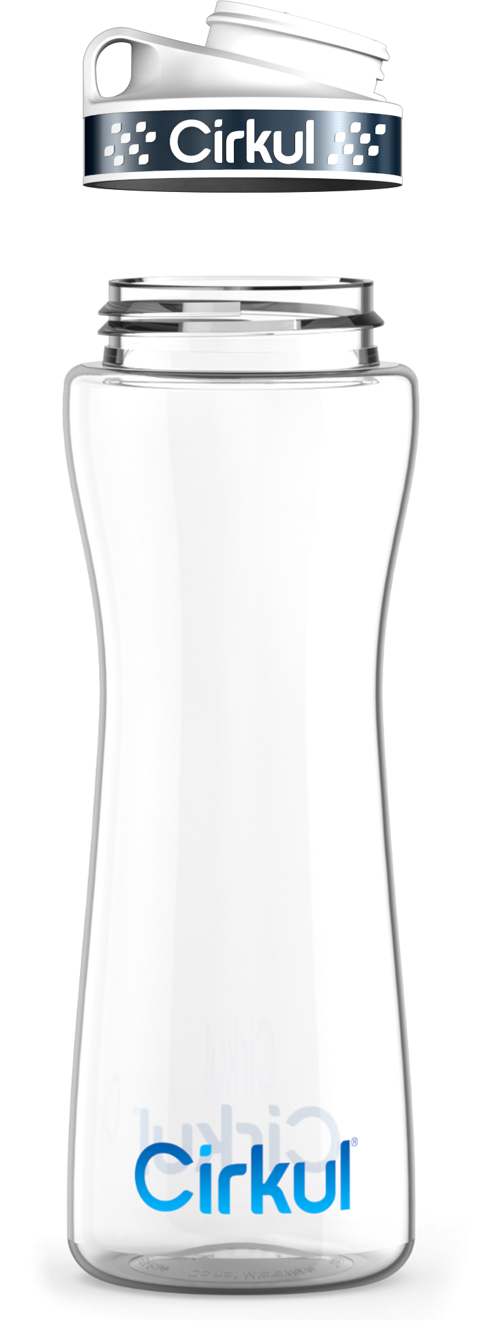 Custom 22oz. Plastic Bottle & Comfort Grip Lid PW38