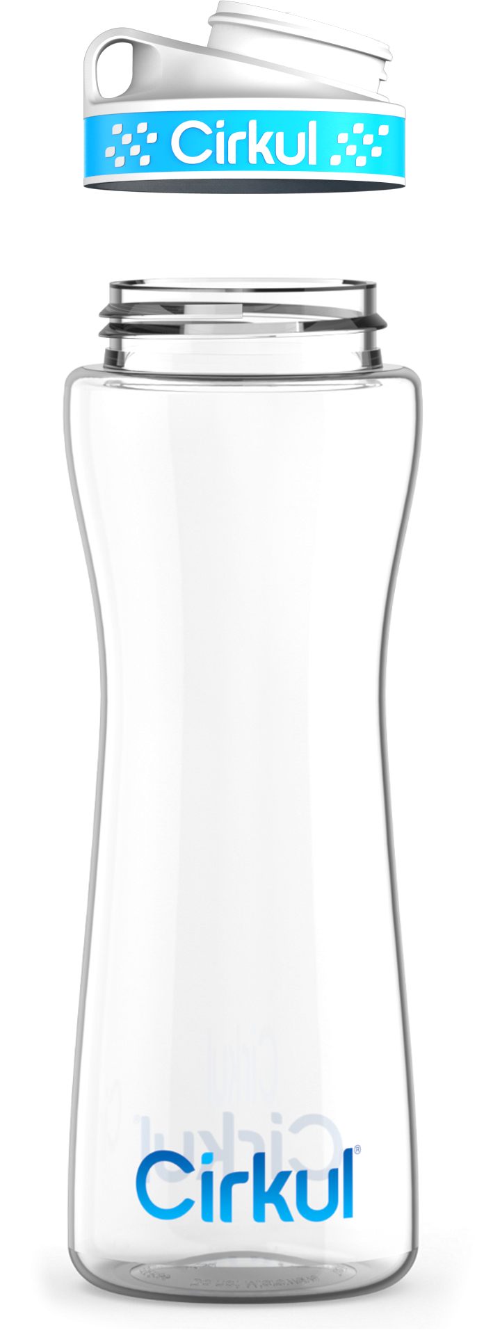 Custom 22oz. Plastic Bottle & Comfort Grip Lid PW38