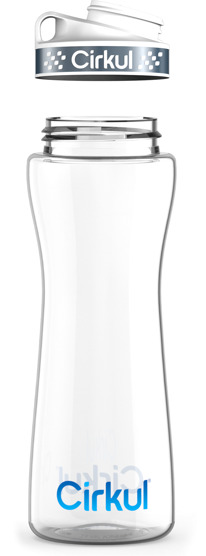 Custom 22oz. Plastic Bottle & Comfort Grip Lid PW38