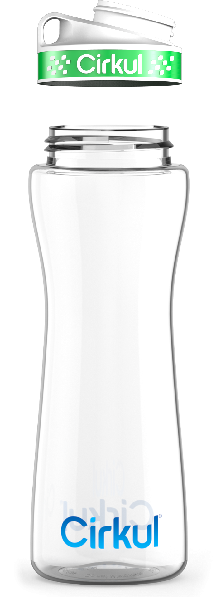 Custom 22oz. Plastic Bottle & Comfort Grip Lid PW38