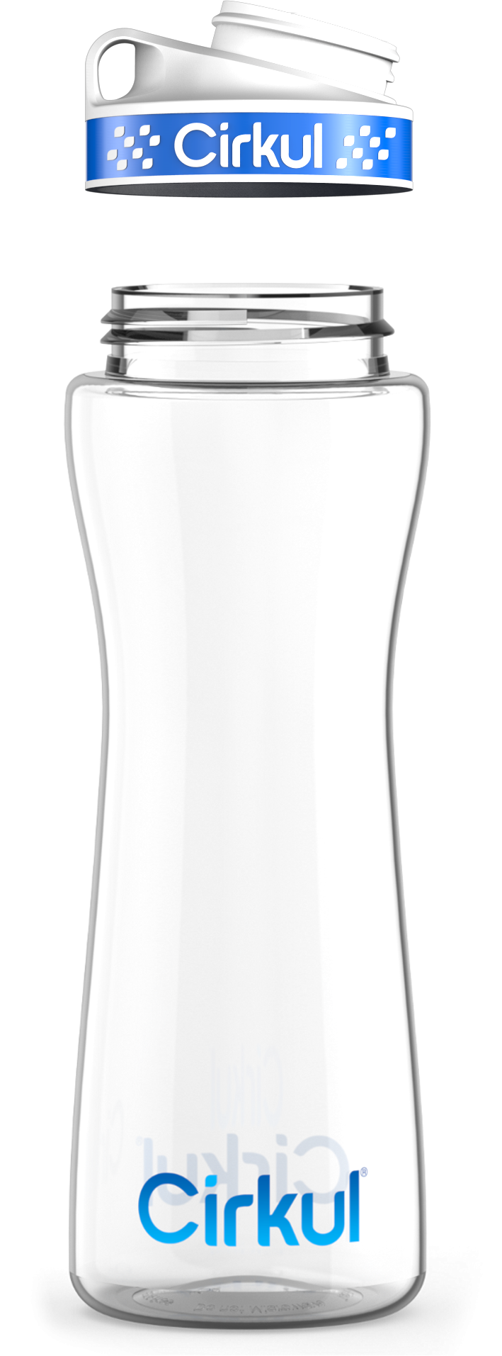 Custom 22oz. Plastic Bottle & Comfort Grip Lid PW38
