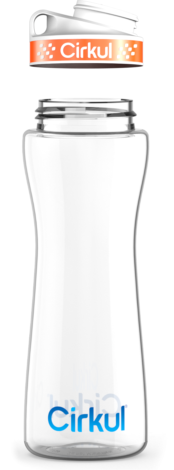 Custom 22oz. Plastic Bottle & Comfort Grip Lid PW38