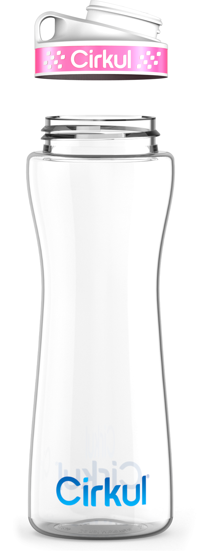 Custom 22oz. Plastic Bottle & Comfort Grip Lid PW38