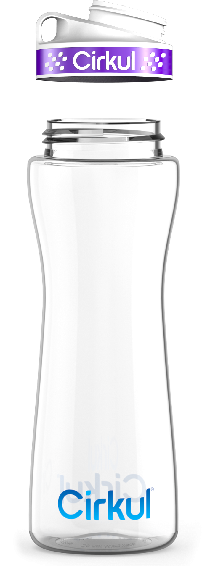 Custom 22oz. Plastic Bottle & Comfort Grip Lid PW38