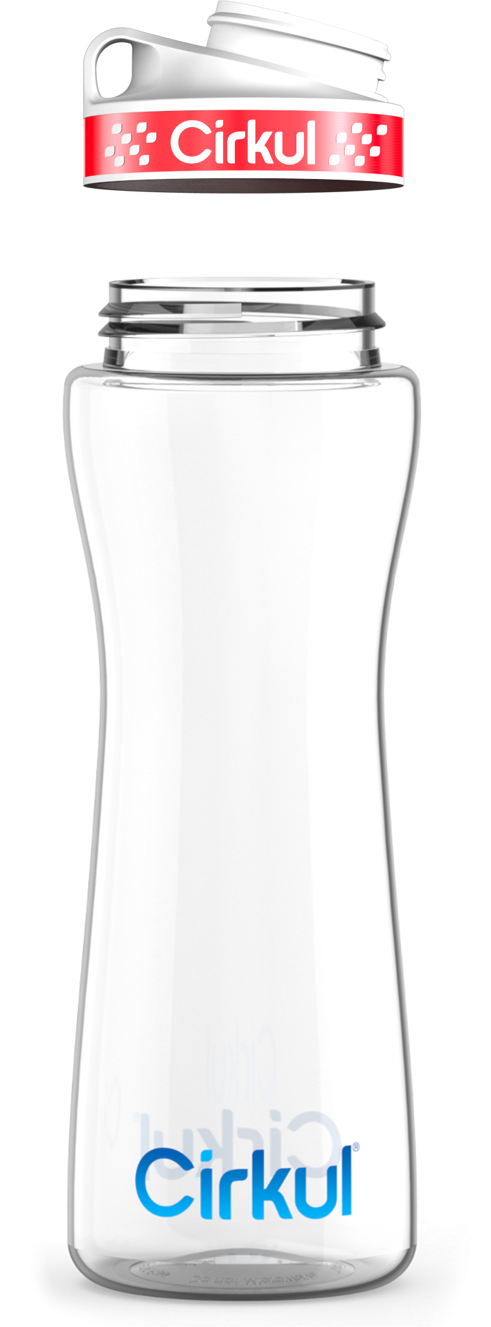Custom 22oz. Plastic Bottle & Comfort Grip Lid PW38
