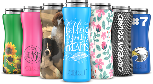 Custom 22oz. Stainless Steel Bottle & Comfort Grip Lid QYXQ