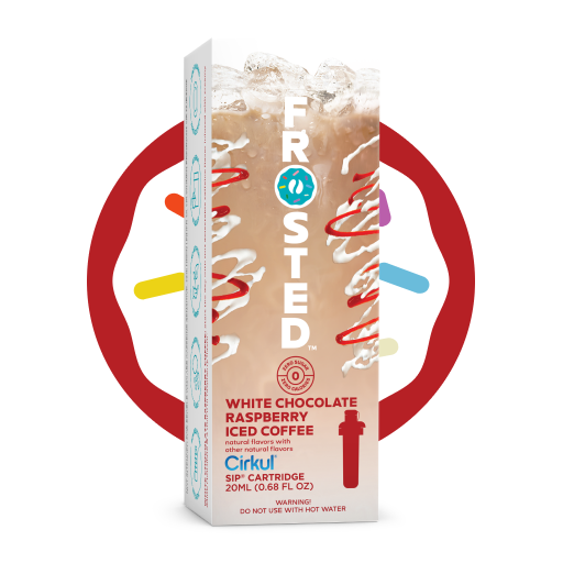 Frosted White Chocolate Raspberry Iced Coffee BCFE